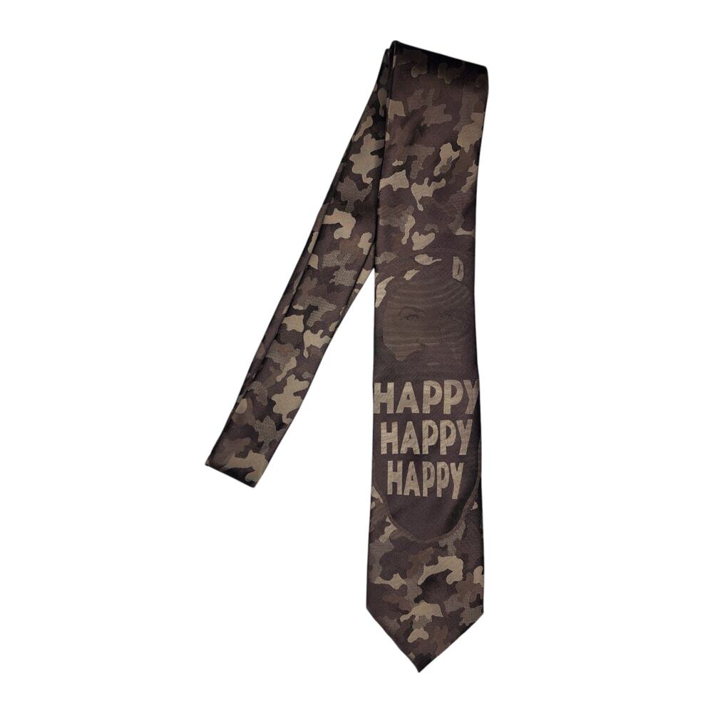 Duck Dynasty Men's Tie Happy Happy Happy Camouflage Phil Robertson Kohl’s NWT